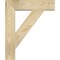Ekena Millwork Traditional Block Rough Sawn Bracket, Douglas Fir, 4"W x 20"D x 24"H BKT04X20X24TRA05RDF - alternate 4